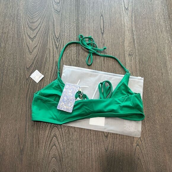 NWT Toluca Amina Bikini Top Waist Wrap Triangle Lush Size M/L - Picture 2 of 7